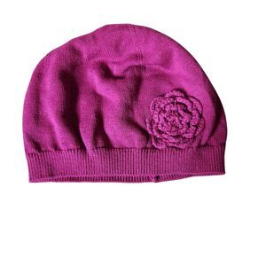 Gymboree Girls Cotton Rose Flower Hat Size 12-24 months NWOT